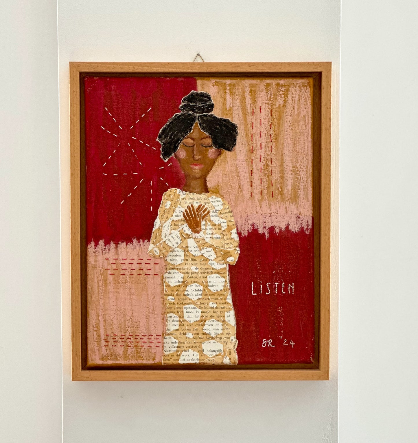 Listen - Mixed media