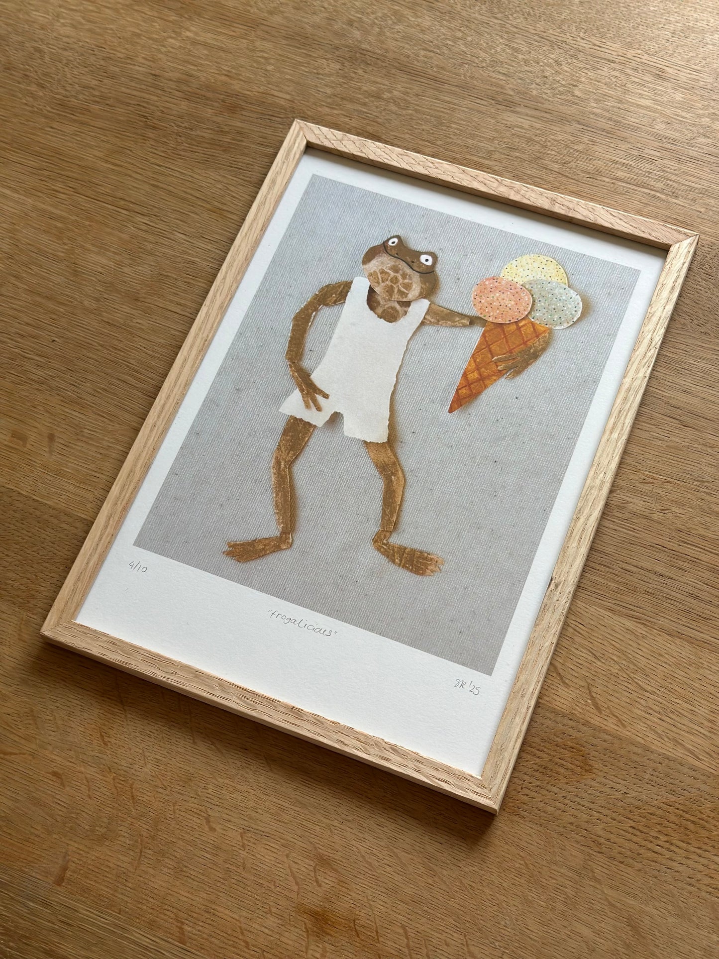 poster Frogalicious ingelijst