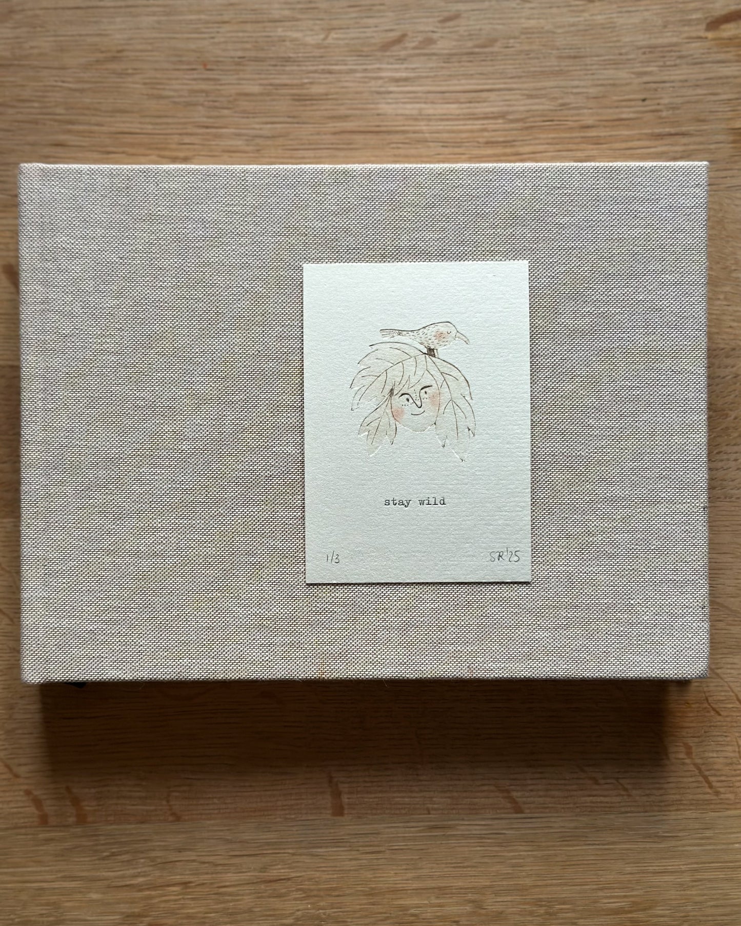 Stay wild - Tetrapak print 1 van 3 bamboe