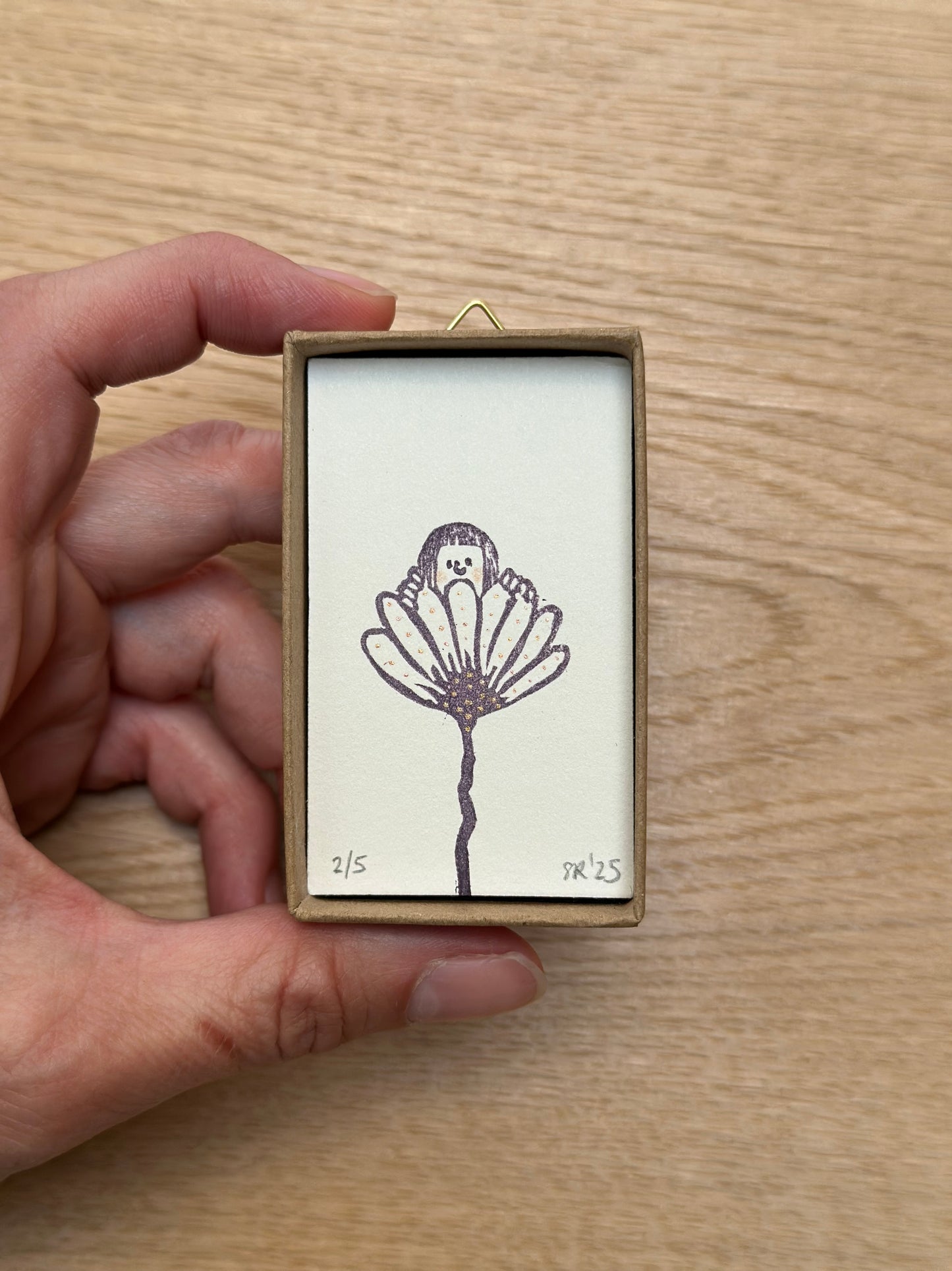 Mini print in kraftlijstje nr 2 / 5