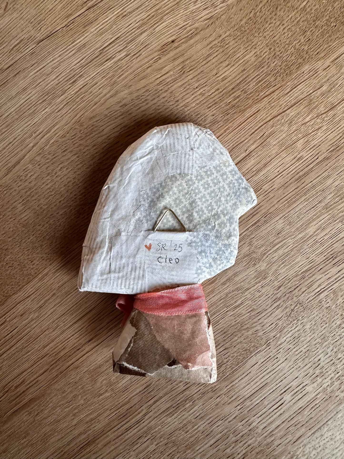 Cleo - papier maché artwork