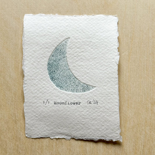 Moonflower blauw - Tetrapak print 1/1