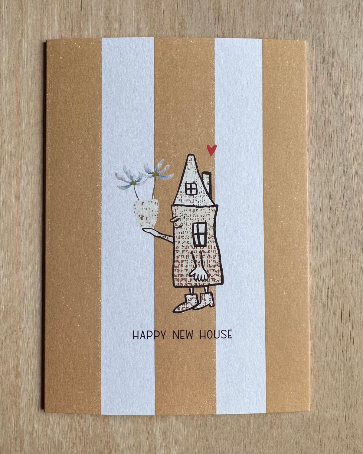 Wenskaarten per stuk: happy new house