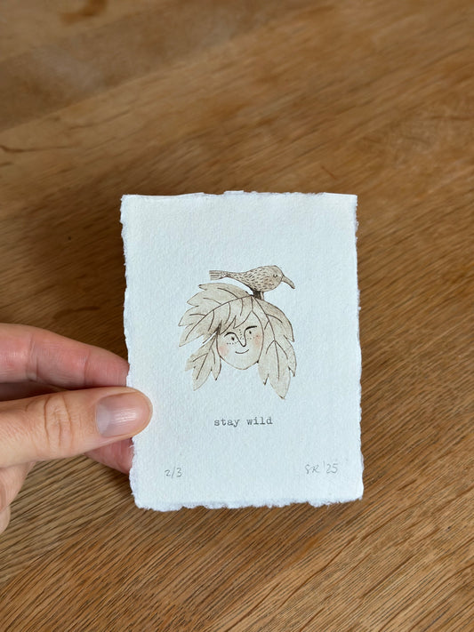 Stay wild  - Tetrapak print 2 van 3