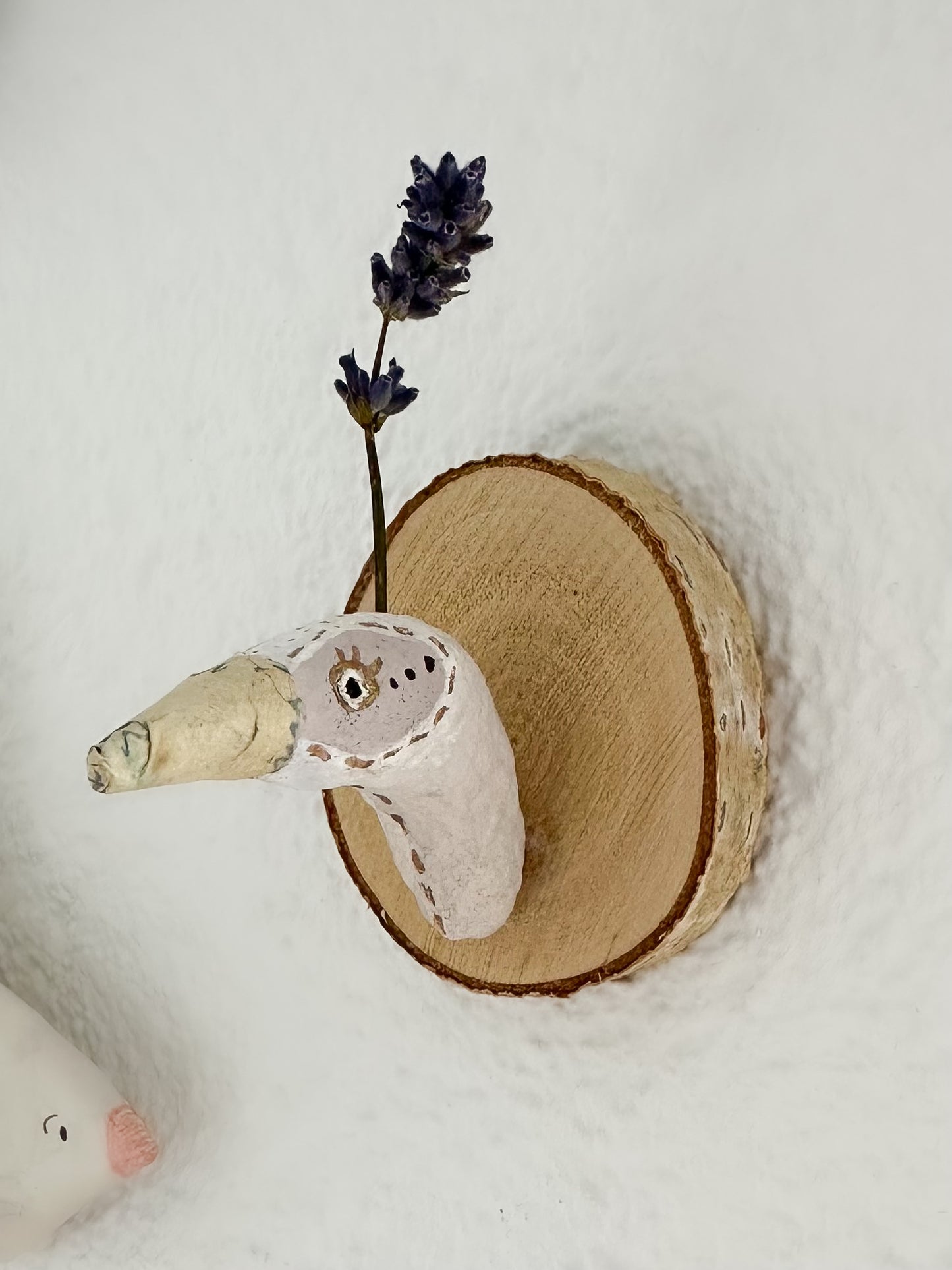 Papier maché Artwork - Lila
