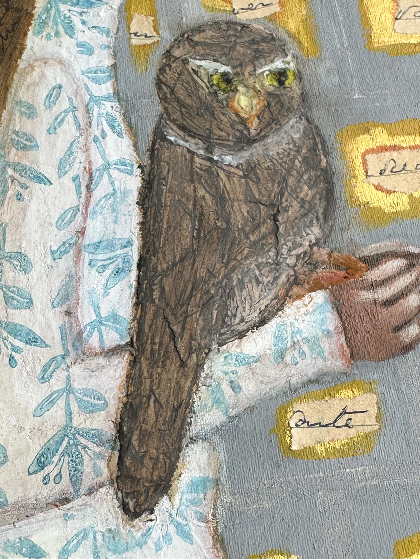 Les Messagers - mixed media