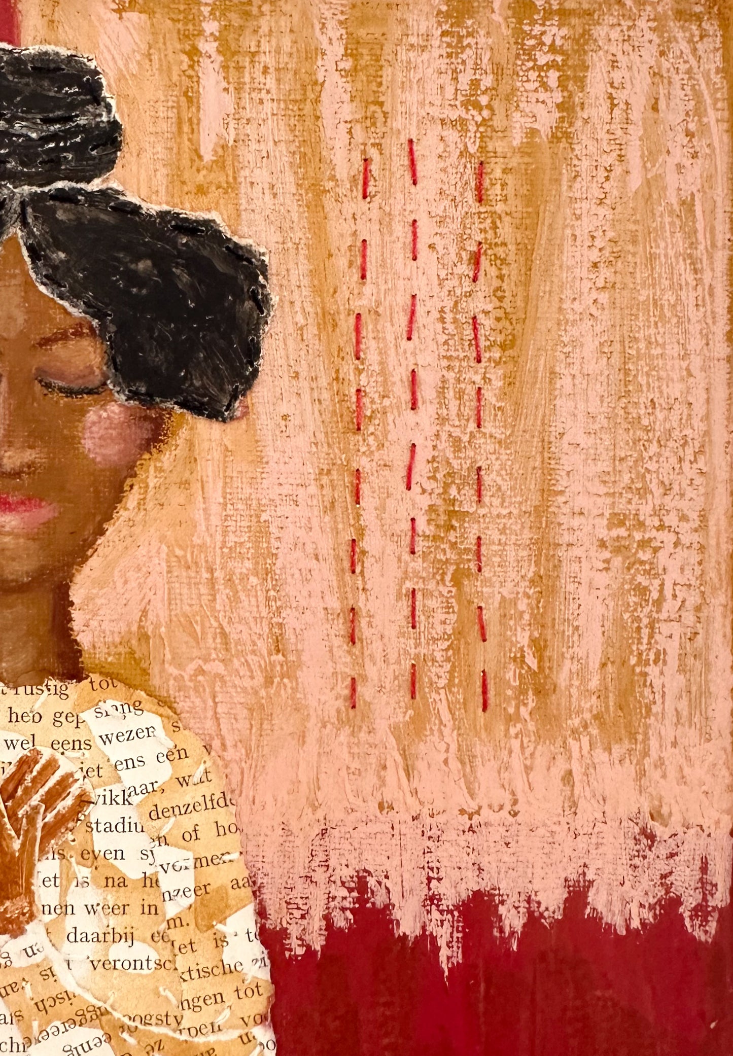 Listen - Mixed media