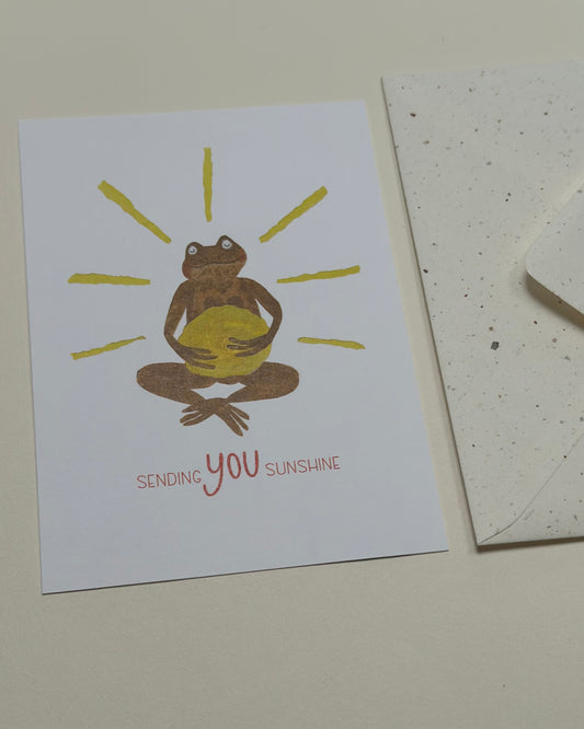 Sending you sunshine kaart per stuk