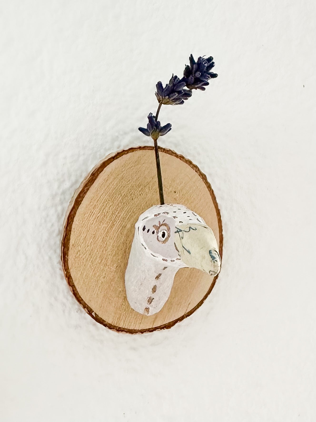 Papier maché Artwork - Lila