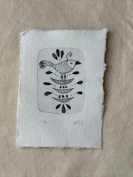 Folkore vogel - Tetrapak print 2 van 2