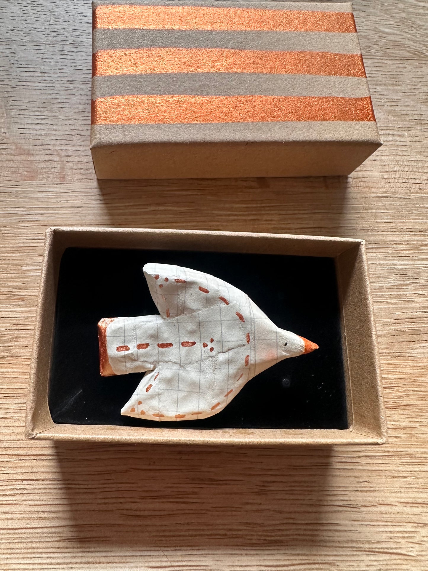 Papier maché broche no. 3