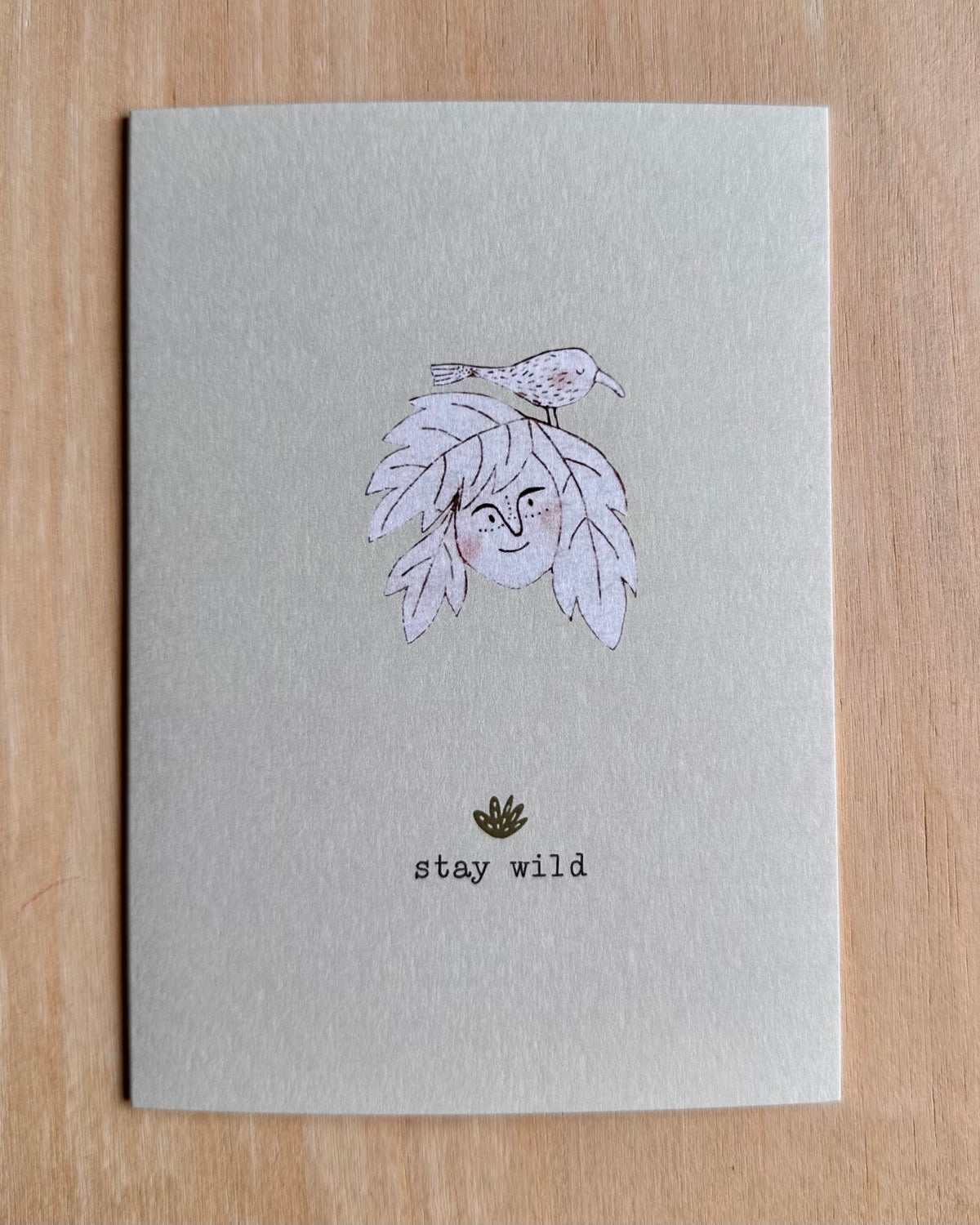 Wenskaarten per stuk: stay wild