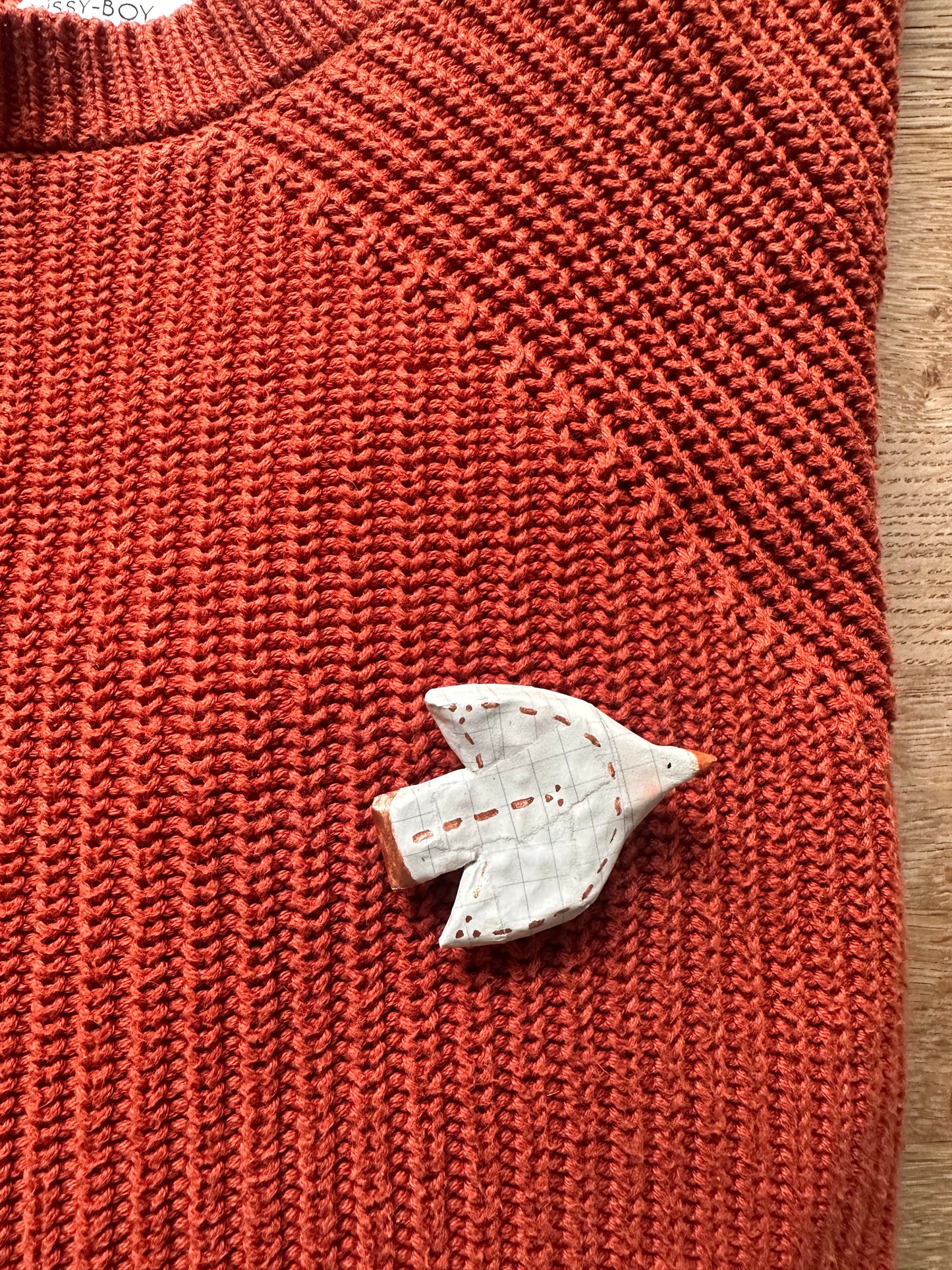 Papier maché broche no. 3